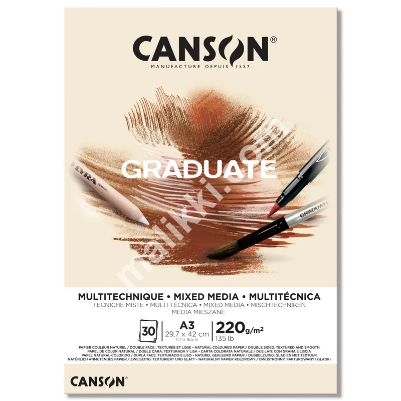 Canson Graduate Mixed Media A3 Size 
