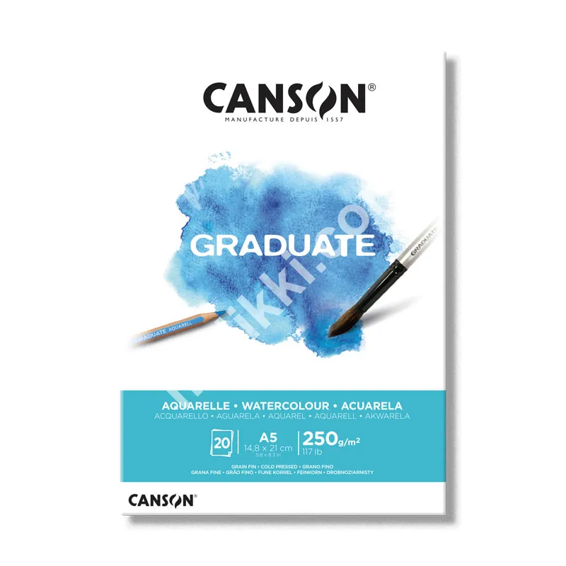 Canson Graduate Watercolor A5 Size