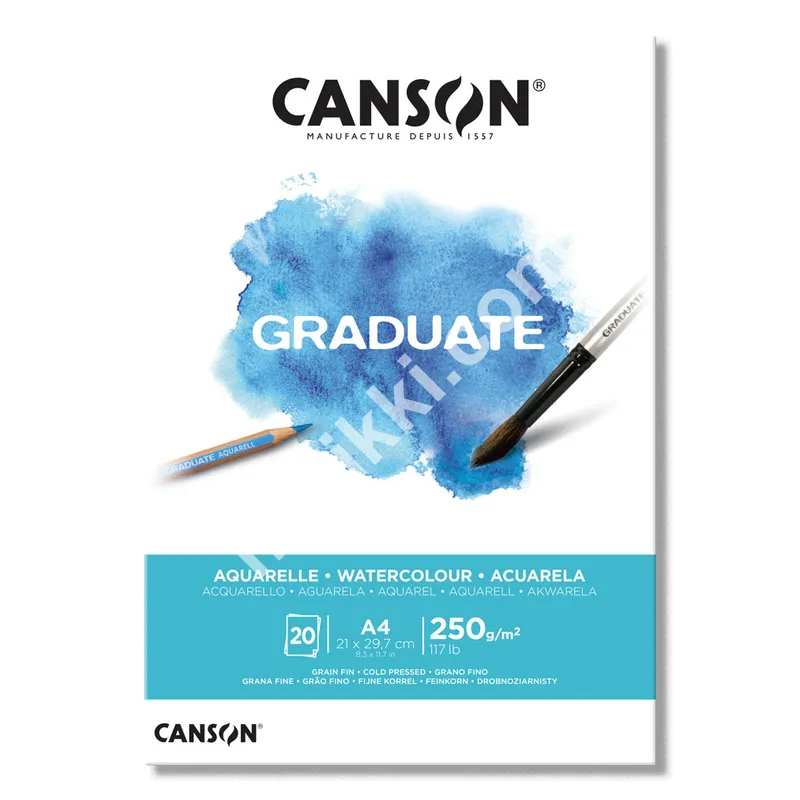 Canson Graduate Watercolour A4 Size