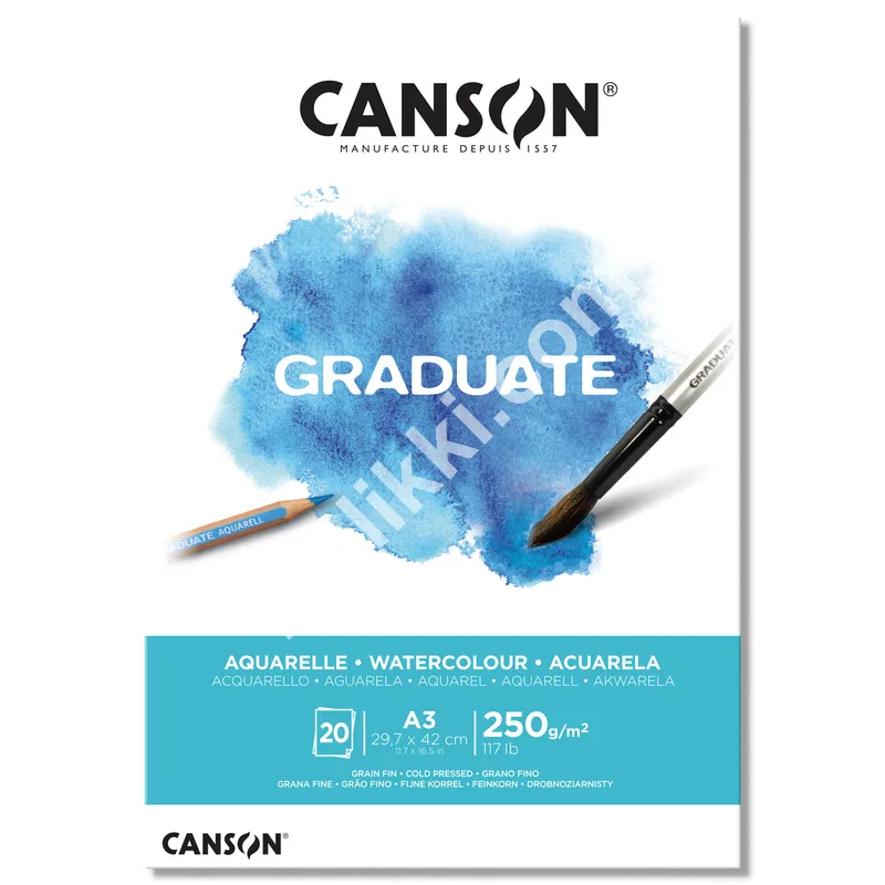 Canson Graduate Watercolour A3 Size
