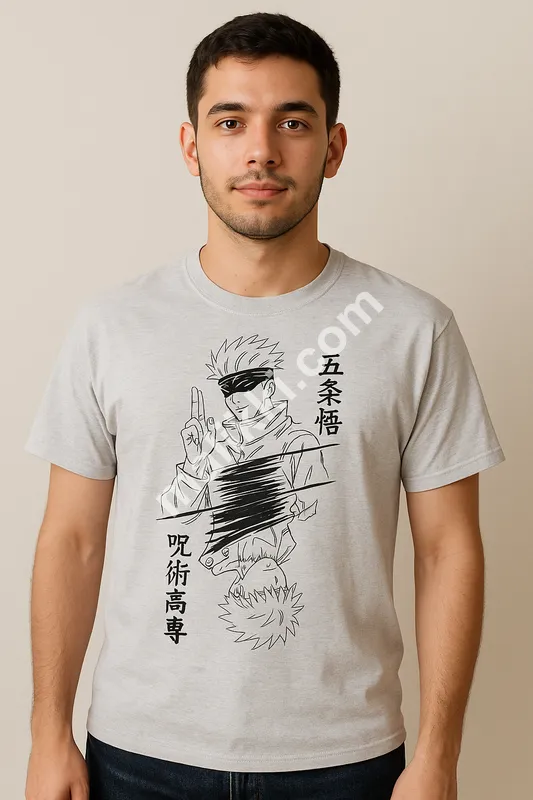 Jujutsu Kaisen T Shirt Grey