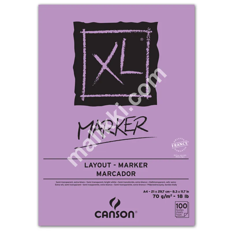 Canson XL Marker A4 Size 