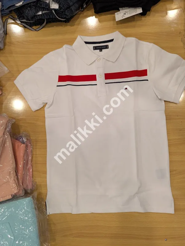 Men White Polo Shirt