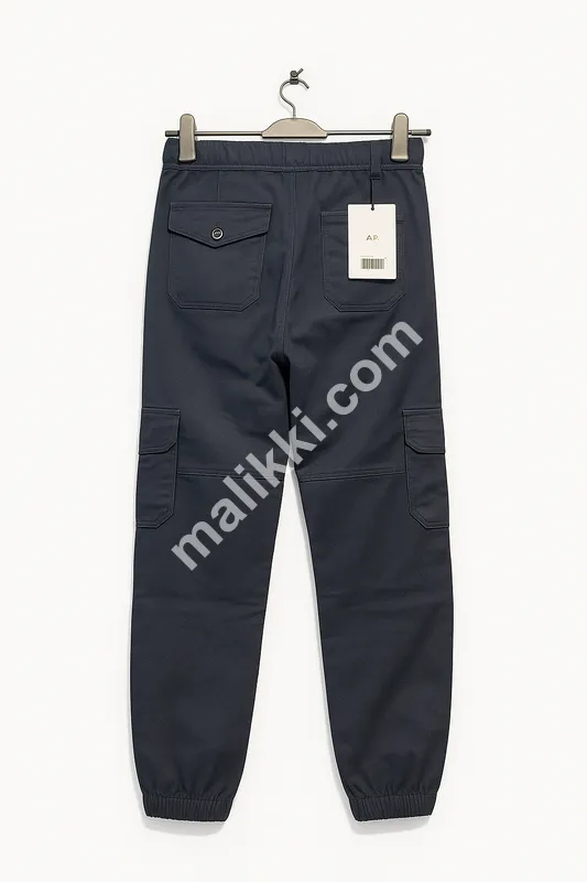 Men Navy Blue Cargo Pent