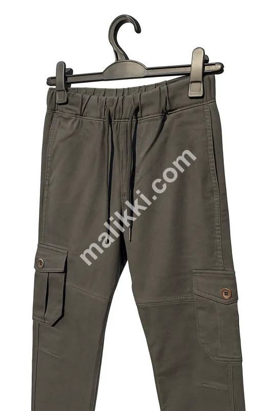 Men Olive Green Cargo Pent