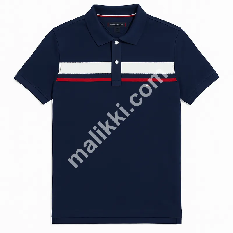 Men Blue Polo Shirt