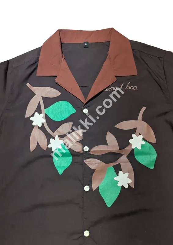 Men Cut Collar Shirt 