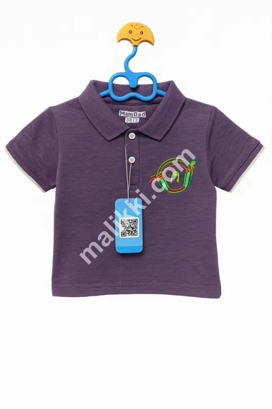 Premium Quality Purple Toddler Polo Shirt