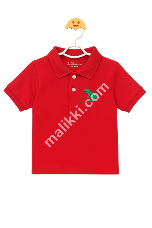Premium Quality Toddler Red Polo Shirt