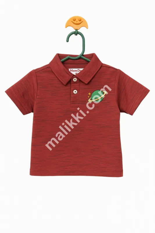 Premium Quality Burgundy Toddler Polo Shirt