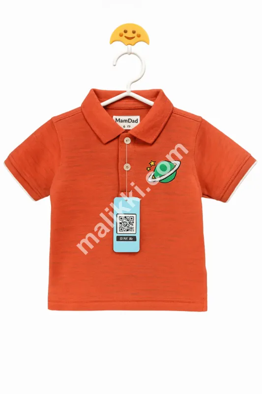 Premium Quality Bright Orange Toddler Polo Shirt