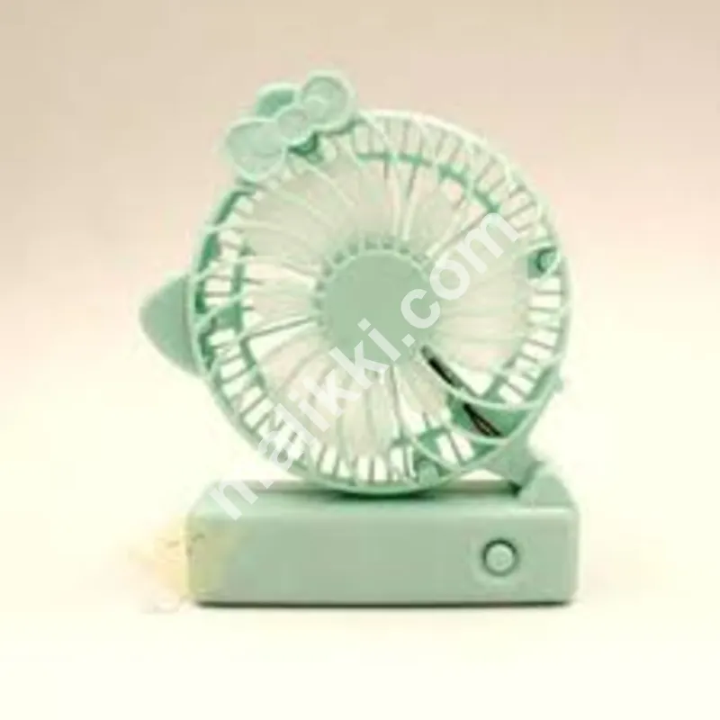 FAN USB Rechargeable Folding Fan (Green)