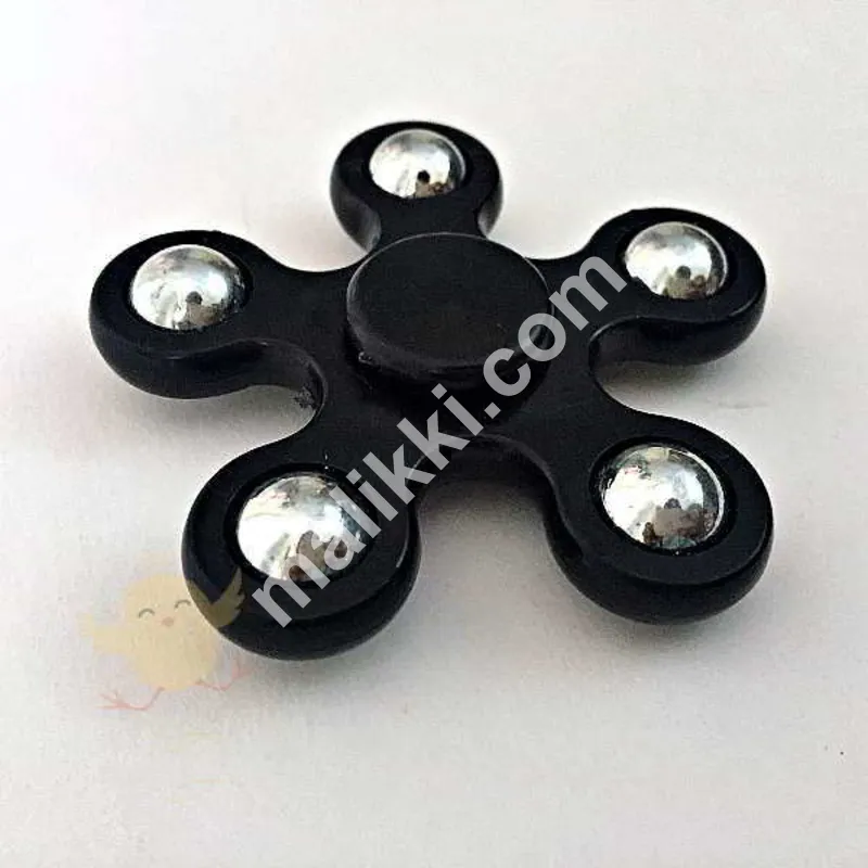 Fidget Spinner Ship-Wheel Black