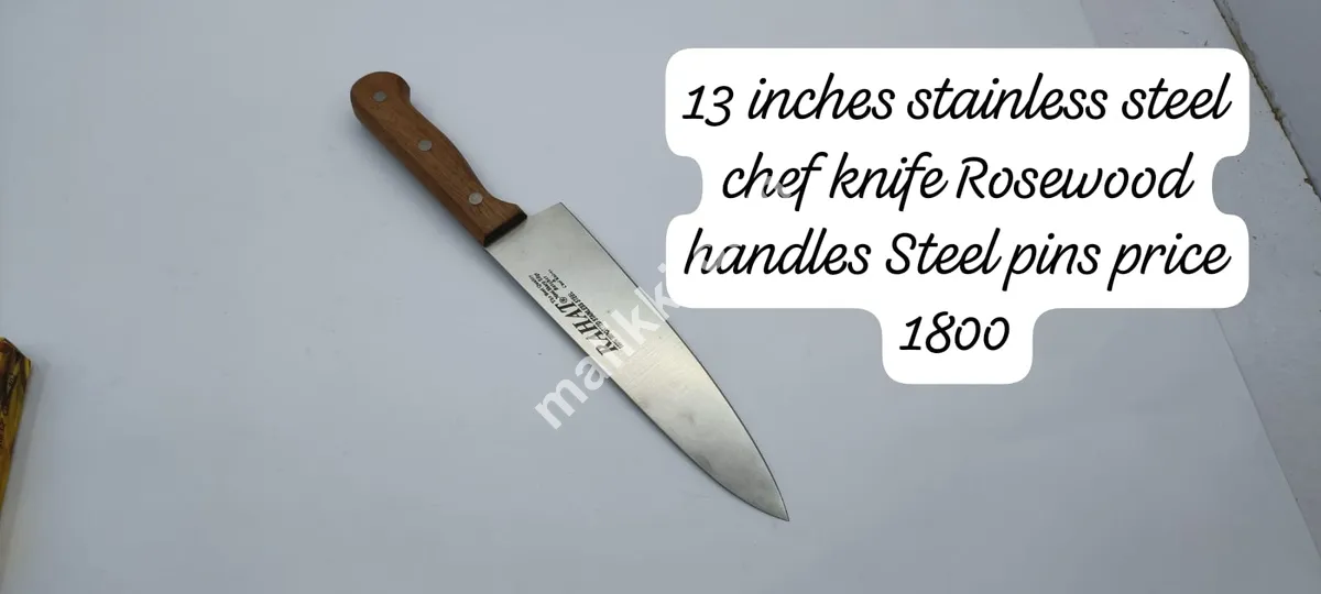 13 inches Stainless Steel Knife Rosewood Handles