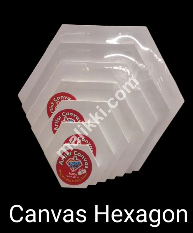 Hexagon Premium Canvas 20''