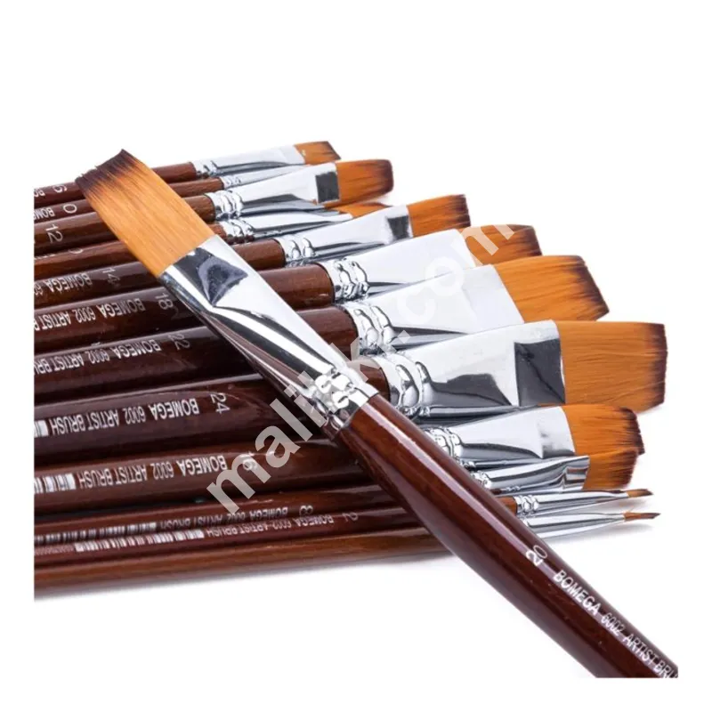 Keep Smiling Artist Flat Brush No. 6002 Set 13pcs