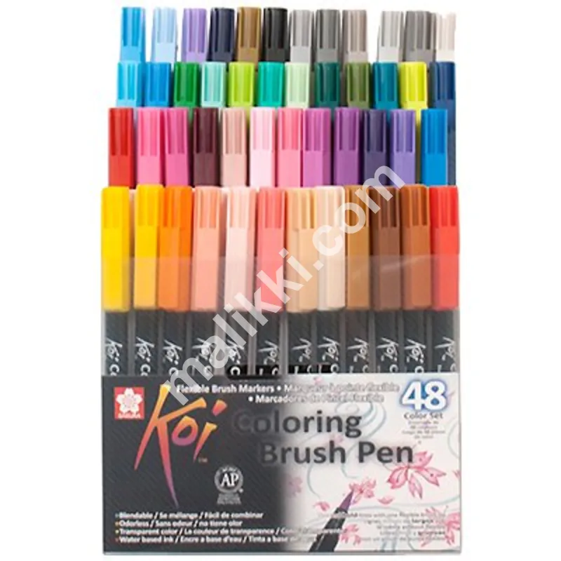 Koi Colouring Brushes 48 Pcs 