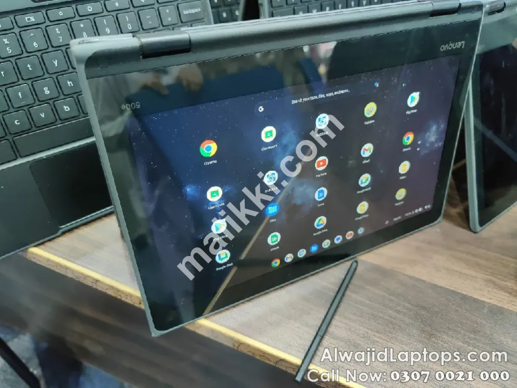 Lenovo Yoga 500e intel Quad Core chromebook with Stylus pen 4GB Ram + 32GB Storage Dual Camera x360 Touch screen