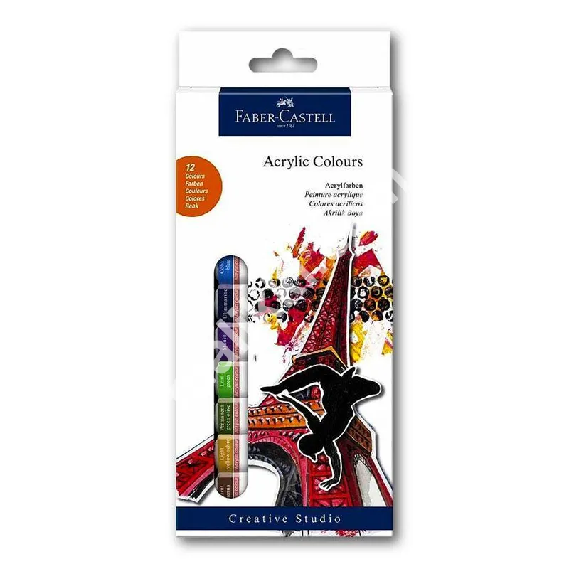 Faber Castell Acrylic Colour Set 12x12ml
