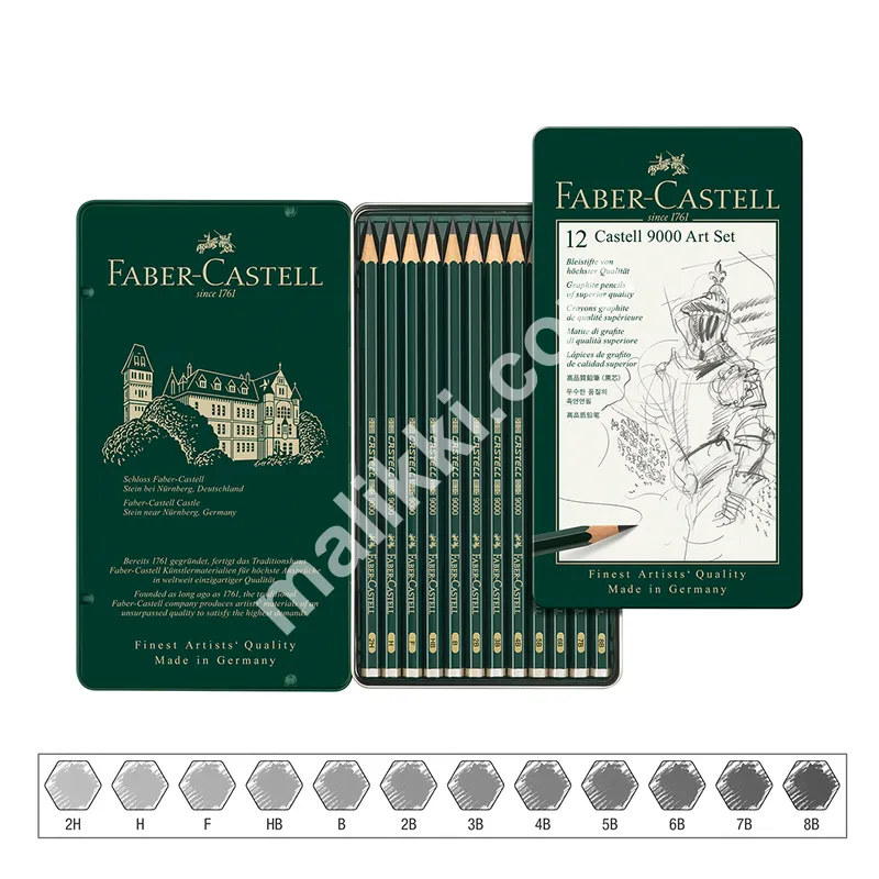 Faber-Castell Castell 9000 Graphite Pencil Tin Sets