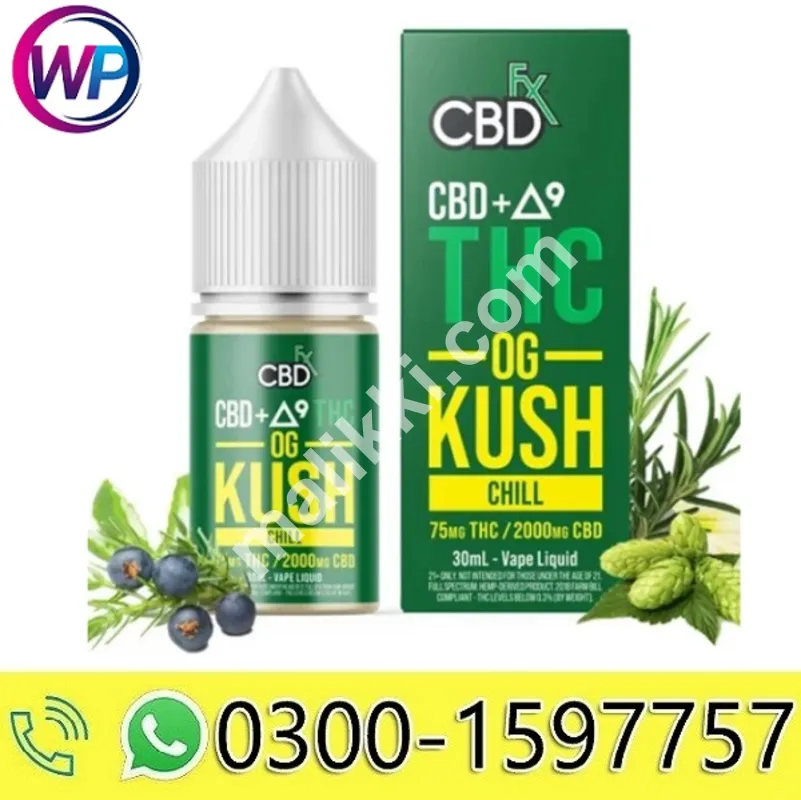 Terpenes Kushman 50ml Shortfill E-Liquid (50PG/50VG) In Pakistan 03001597757