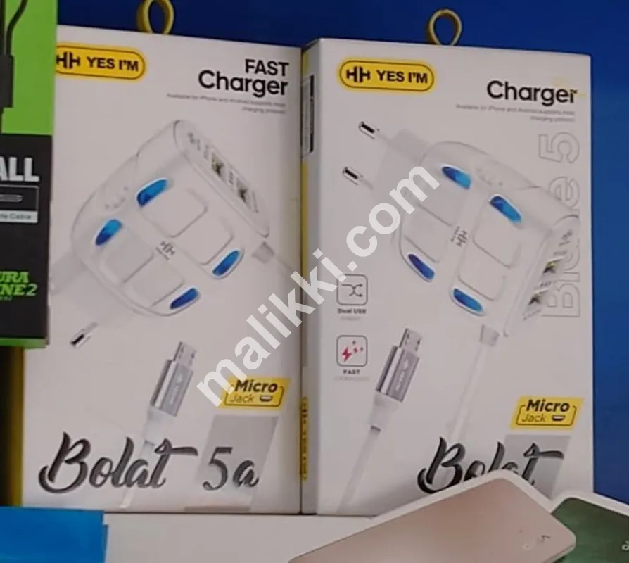 HH Fast Charger 750 Bolat 5a Fast Charger Micro Jack