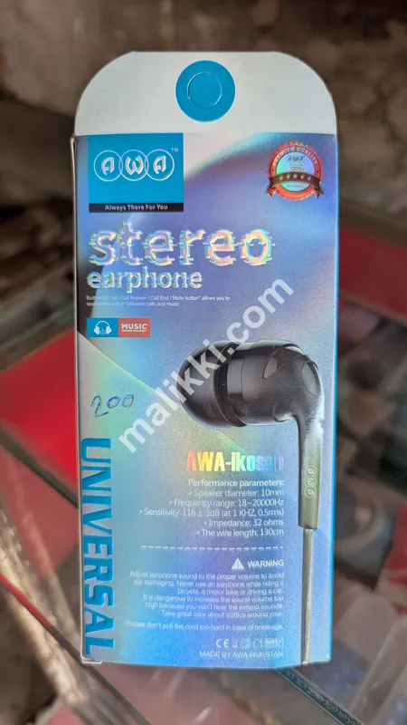 AWA Stereo Earphone AWA-ikoson
