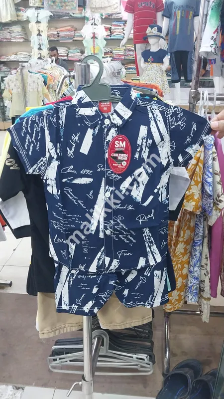 کثیر رنگ کے بچوں کے موسم گرما کے آرام دہ اور پرسکون لباس-0