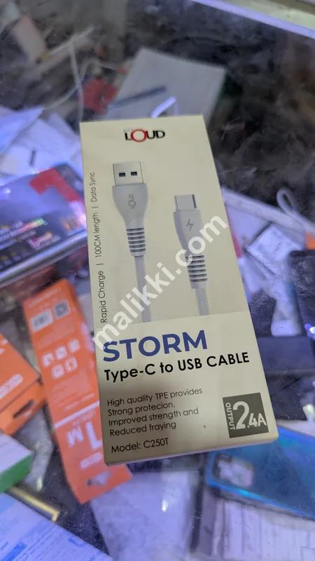 Loud 2.4A USB To Type C Cable
