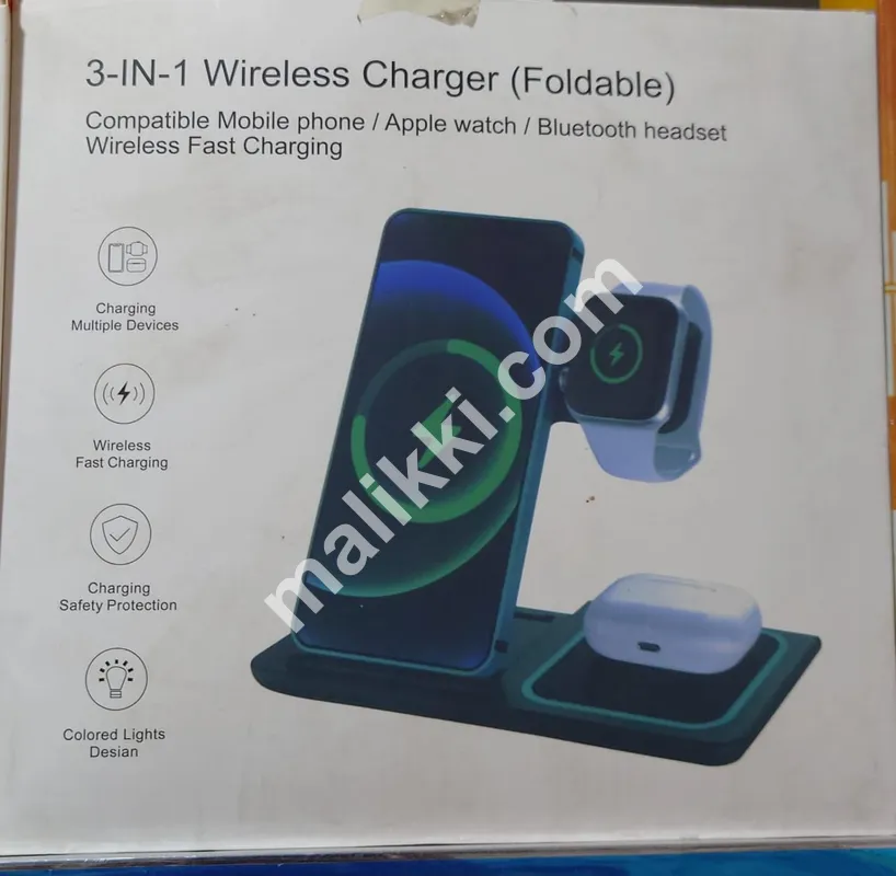 3 in 1 Wireless Charger Foldable-0