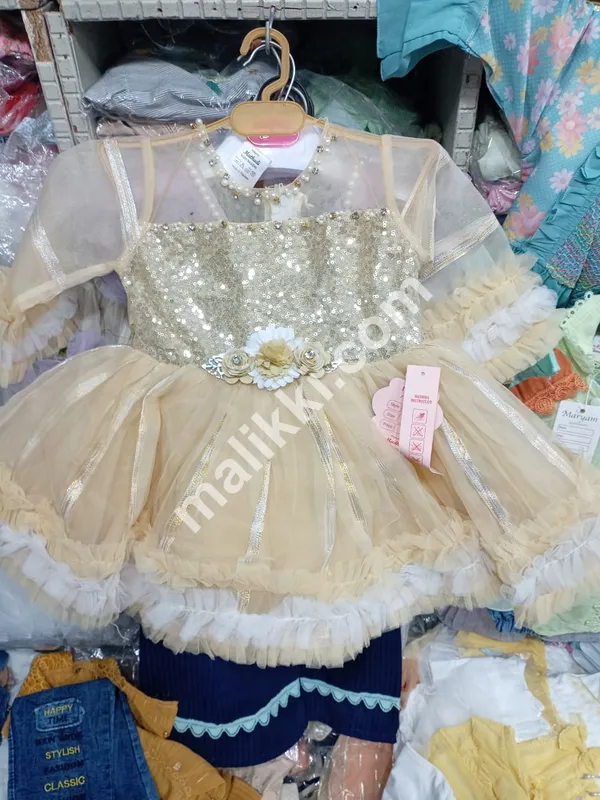 Net Frock for Baby Girls-0