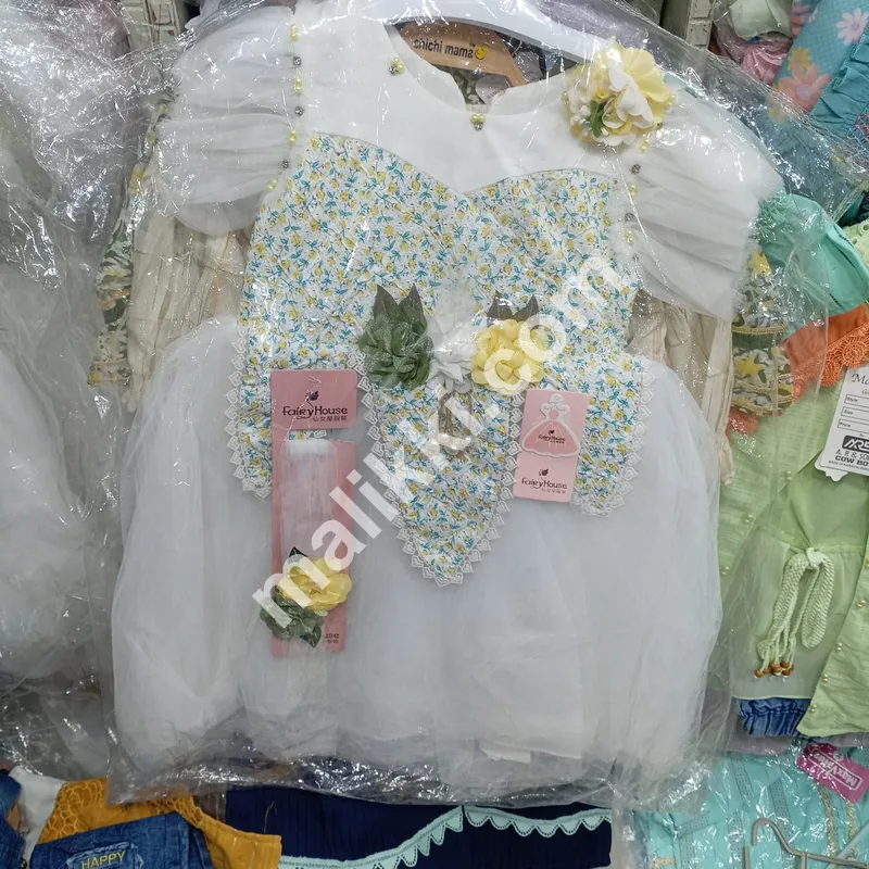 White Frock For Baby Girls-0