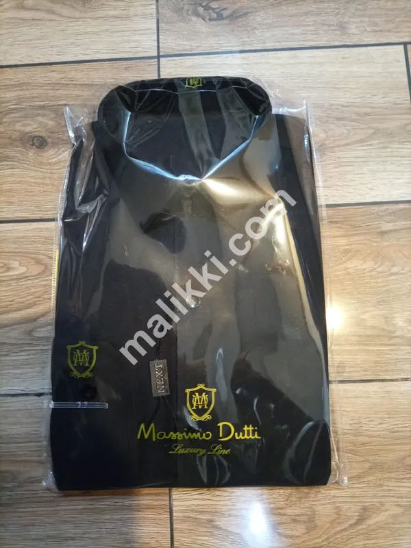 Massimo Dutti Fine Quality Black Shirt