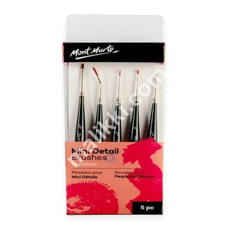 Mont Marte Mini Detail Brushes Signature 5pc