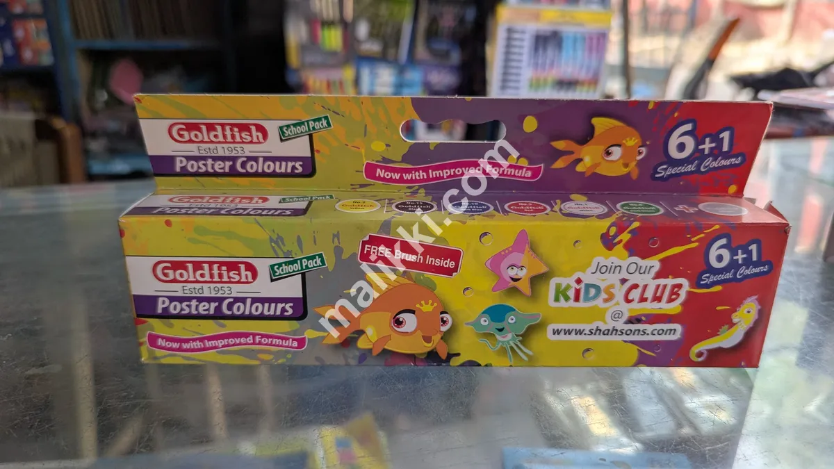 GoldFish Poster Colors School Pack