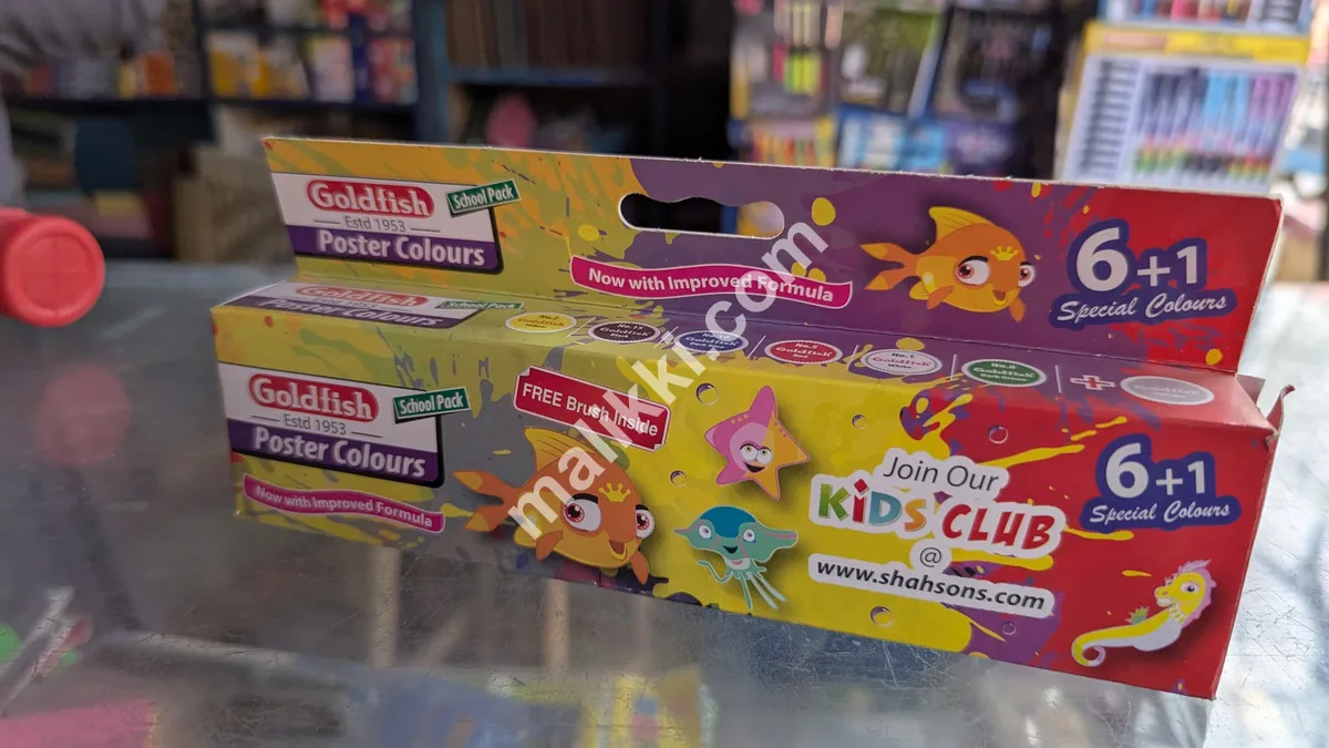 GoldFish Poster Colors School Pack