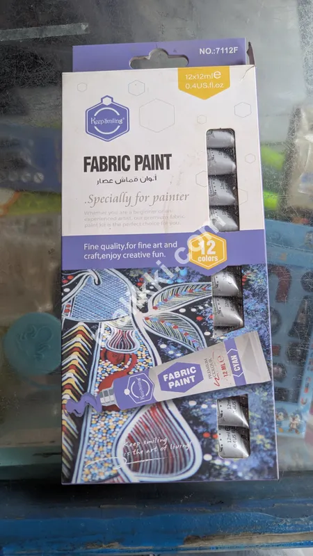 Fabric Paint 12 Colours