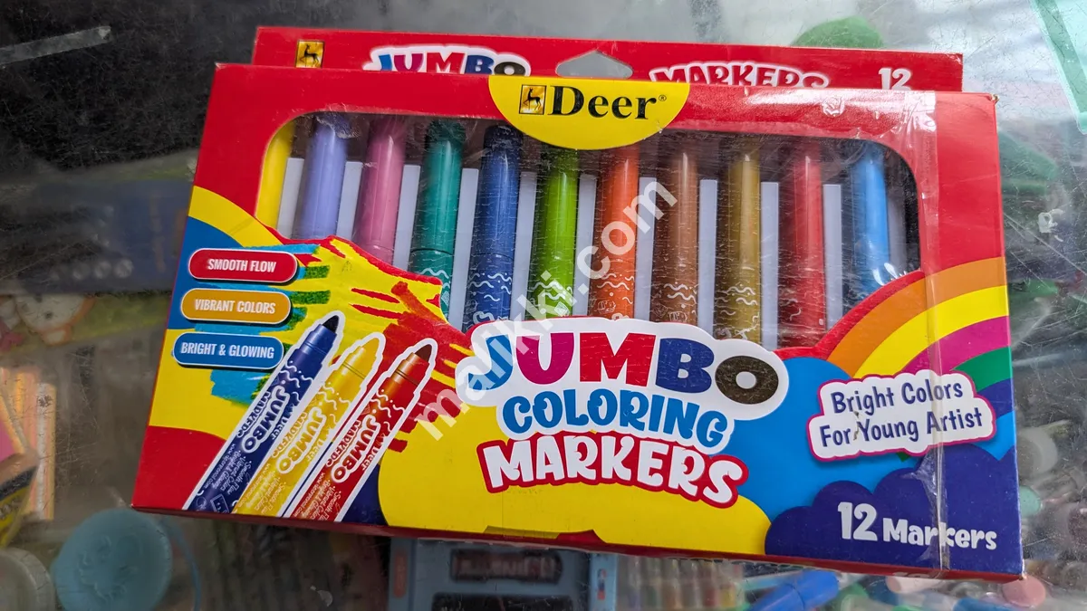 Deer Jumpo Coloring Markers