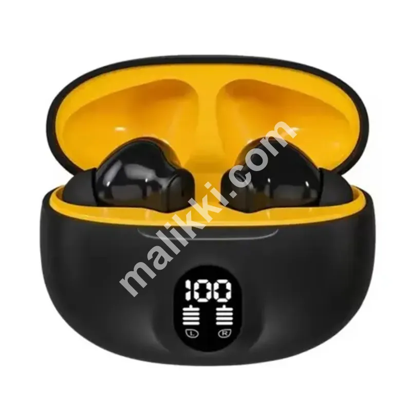 Professional Display Earbuds STEREO 895B Wireless Bluetooth Earbuds | Mic in-Ear Headphones with LED Display |Immersive Sound | Type C Fast Charging | Bluetooth 5.3 for Android/iPhone ( Random Color )