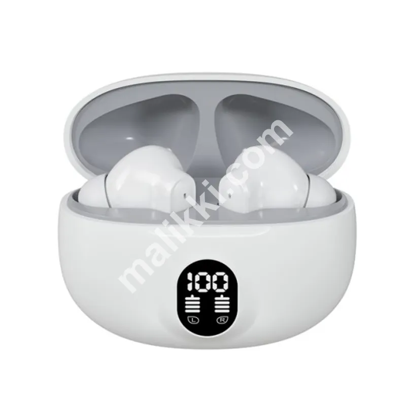 Professional Display Earbuds STEREO 895B Wireless Bluetooth Earbuds | Mic in-Ear Headphones with LED Display |Immersive Sound | Type C Fast Charging | Bluetooth 5.3 for Android/iPhone ( Random Color )