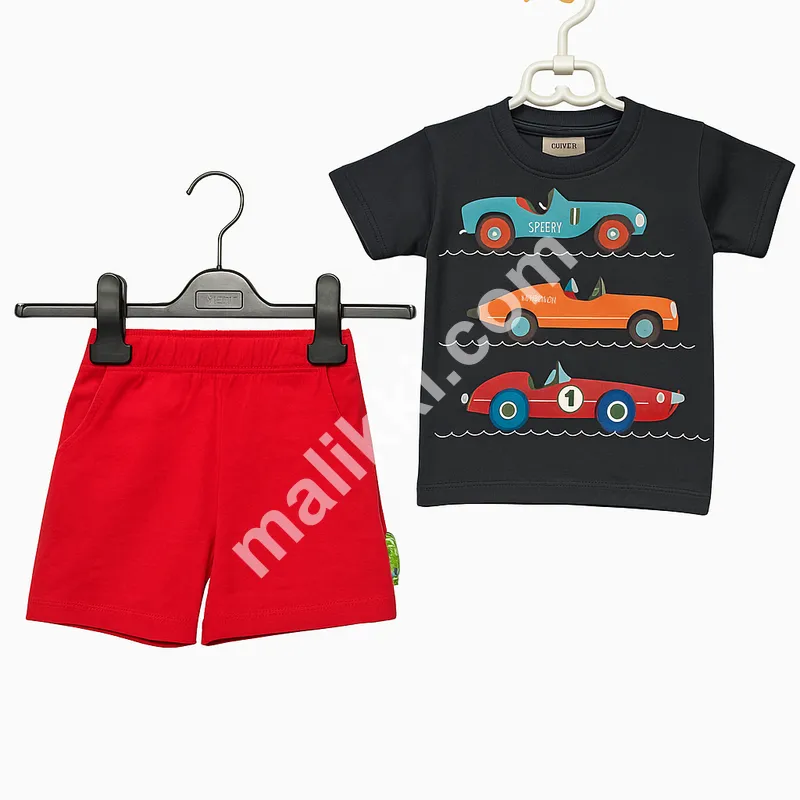 Black & Red Premium Quality Cars Toddler Kids Pair