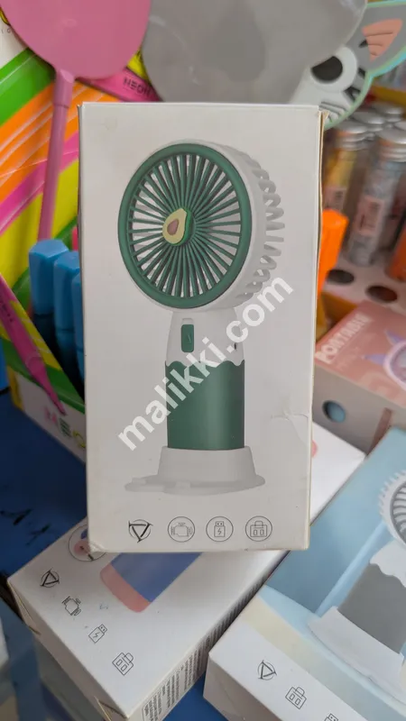 Mini Handheld Fan Elegant Avocado Color