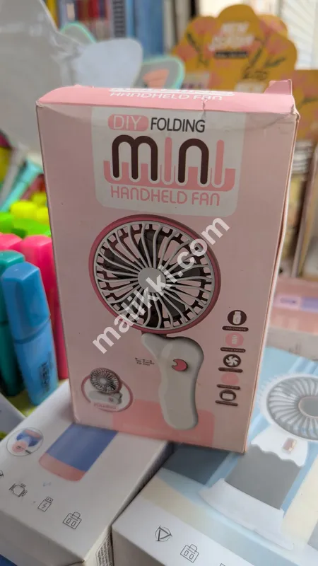 Diy Folding Mini Handheld Fan 