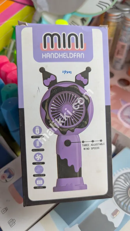 Mini Handheld Fan 3 Adjustable Wind Speeds