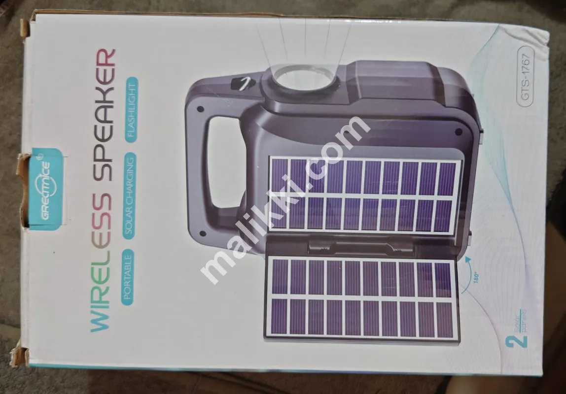 Wireless Speaker with Solar Panel