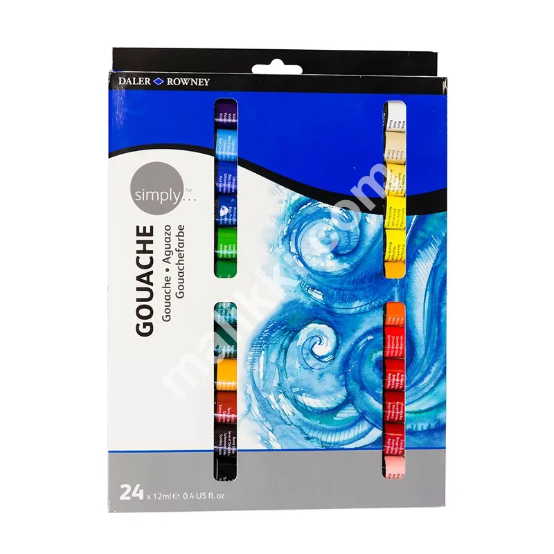Simply Gouache Paint Set 24 x 12ml