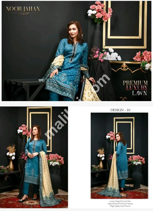 Jawer Arts Printed Lawn 3 PCS Unstiched Suit-0