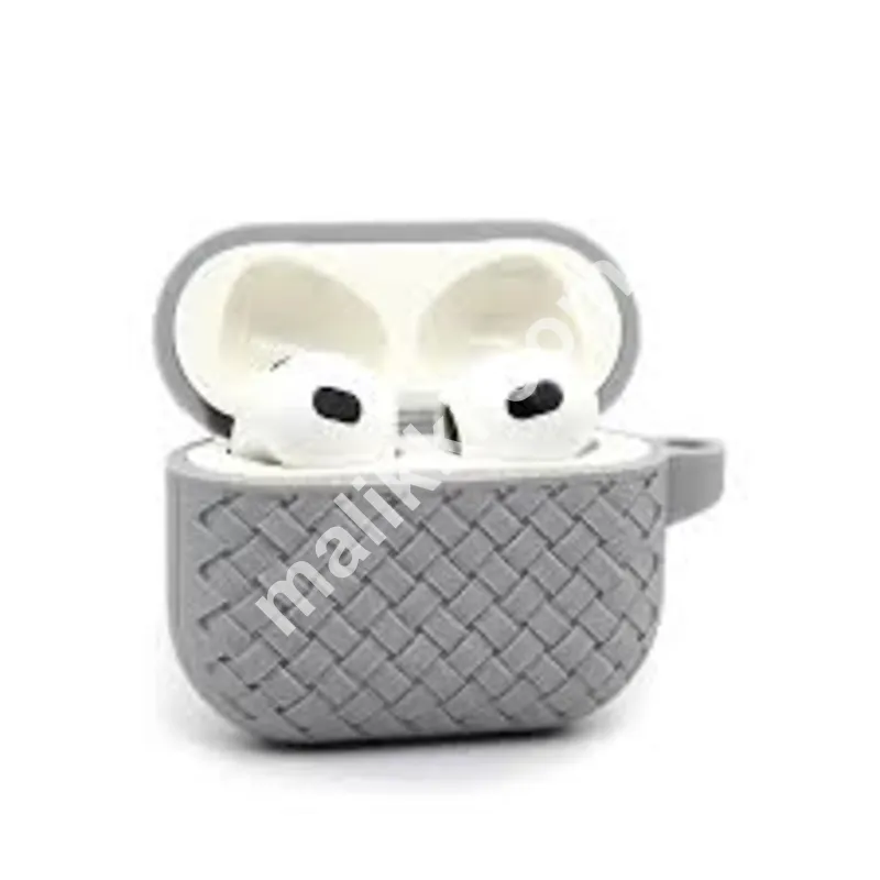 Airpods Woven Pattern Silicone Soft Case