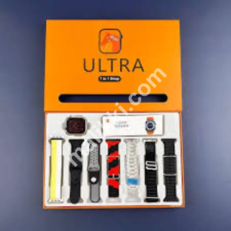 Ultra Smart Watch With 7 Straps