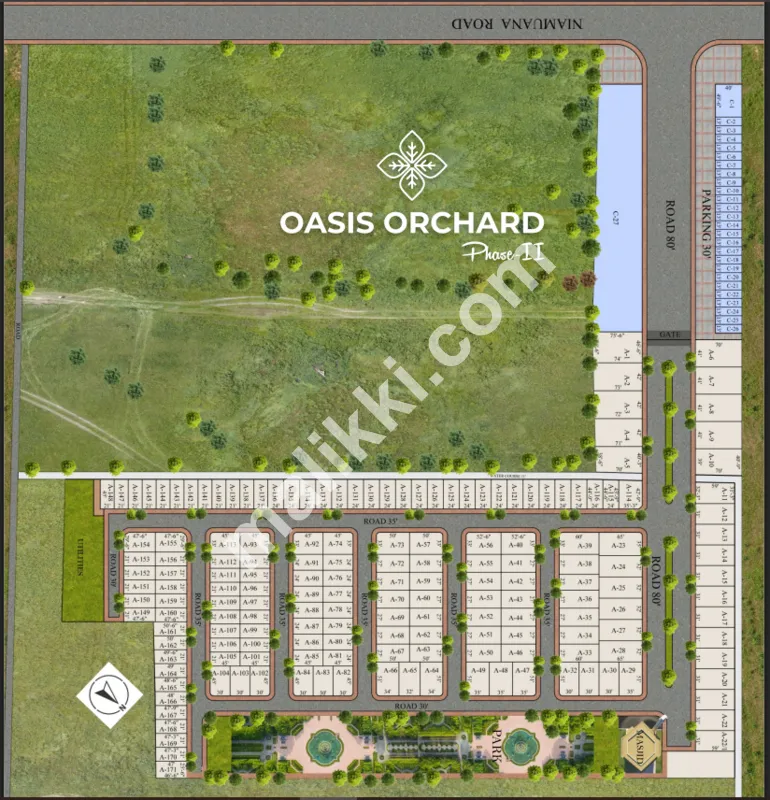 7 Marla Plot For Sale in Oasis Orchad Phase-II-0
